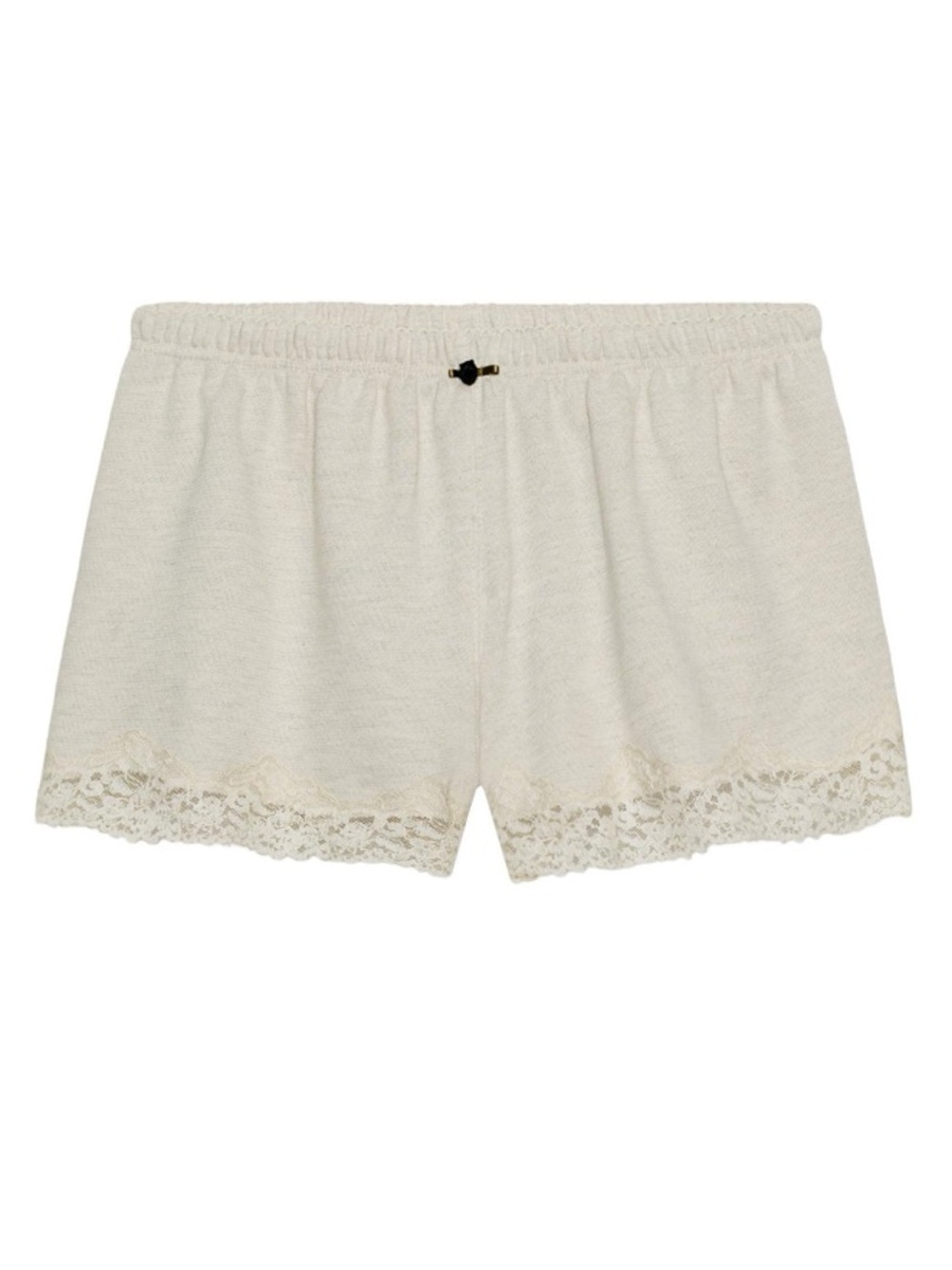 Zara Lace Combination Shorts – Medium – Grey Marl – NWT
